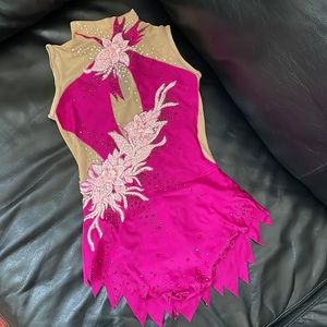 RG Leotard Acro Ice Skating Rhythmic Gymnastics Size 120-130cm( height)